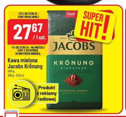 Kawa mielona Jacobs Krönung promocja w POLOmarket