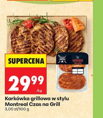 Karkówka grillowa w stylu Montreal Czas na Grill promocja w Biedronka