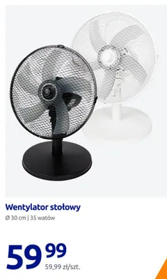 Wentylator stołowy promocja w Action