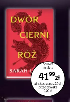 Książka Dwór cierni i róż Sarah J. Maas promocja w Empik