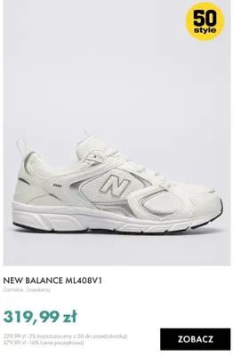 Sneakersy damskie NEW BALANCE ML408V1 promocja w 50 style