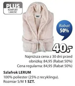 Szlafrok Lerum promocja w Jysk