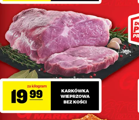Karkówka wieprzowa bez kości promocja w Gram Market