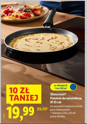 Patelnia do naleśników, Ø 25 cm promocja w Lidl