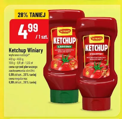 Ketchup łagodny Winiary promocja w POLOmarket