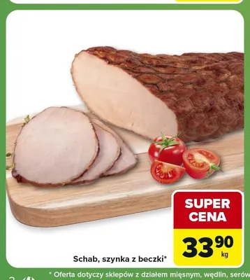 Szynka z beczki promocja w Carrefour Express