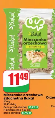 Mieszanka orzechowa szlachetna Bakal promocja w Dino