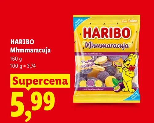 Żelki Haribo Mhmmaracja promocja w Lidl