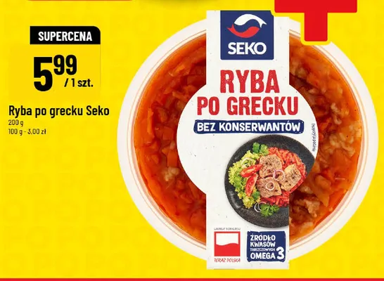 Ryba po grecku Dega promocja w POLOmarket