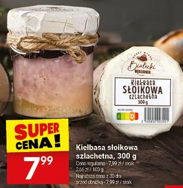 Kiełbasa słoikowa szlachetna, 300 g promocja w Twój Market