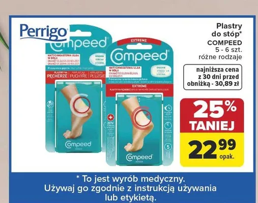 Plastry do stóp Compeed promocja w Carrefour