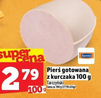 Pierś gotowana z kurczaka 100 g promocja w TOPAZ