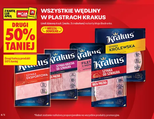 Szynka Krucha od Szwagra Krakus promocja w Biedronka
