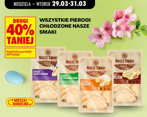 Pierogi z mięsem promocja w Biedronka