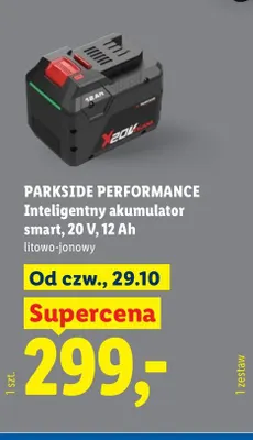 Inteligentny akumulator smart 12Ah litowo-jonowy Parkside Performance promocja w Lidl