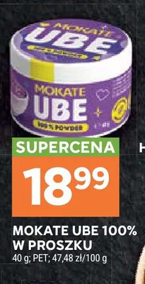 Ube 100% w proszku Mokate promocja w Stokrotka