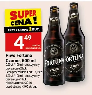 Piwo Fortuna Czarne promocja w Twój Market