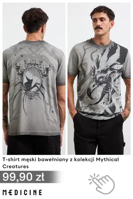 T-shirt męski bawełniany Medicine z kolekcji Mythical Creatures promocja w Medicine