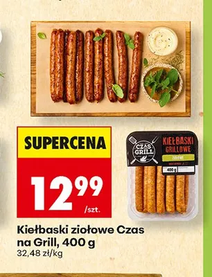 Kiełbaski ziołowe Czas na Grill promocja w Biedronka