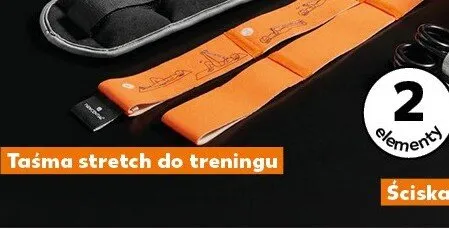 Taśma stretch do treningu promocja w Kaufland