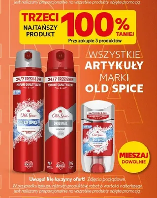 Artykuły marki Old Spice promocja w Kaufland