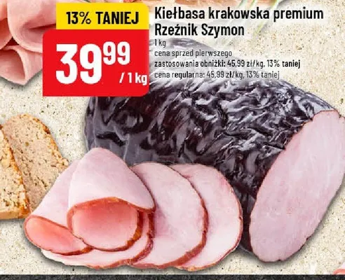 Kiełbasa krakowska premium Rzeźnik Szymon promocja w POLOmarket