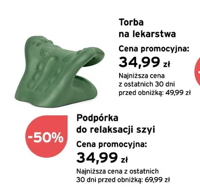 Podpórka do relaksacji szyi promocja w Tchibo