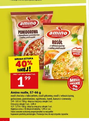 Nudle Amino ogórkowa promocja w Twój Market