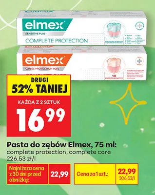 Pasta do zębów Elmex complete care promocja w Biedronka