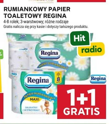 Papier toaletowy rumiankowy Regina promocja w Stokrotka