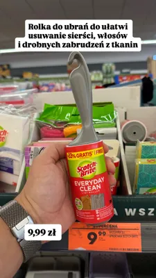 Rolka do ubrań Scotch-Brite Everyday Clean promocja w Biedronka