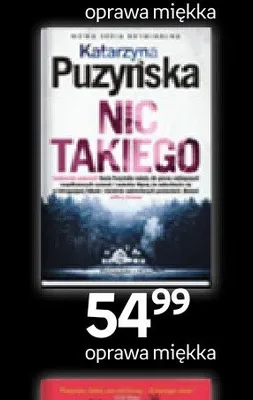 Książka Nic takiego oprawa miękka promocja w Empik