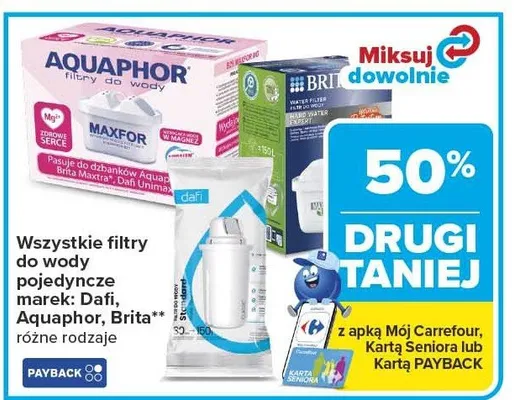 Filtry do wody Aquaphor promocja w Carrefour Market