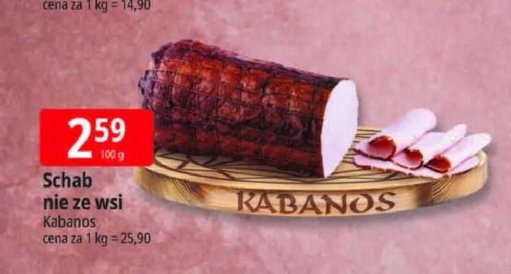 Schab nie ze wsi Kabanos promocja w Leclerc