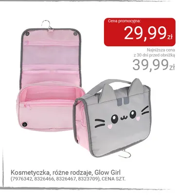Kosmetyczka Glow Girl promocja w Smyk