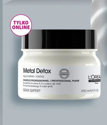 Maska do włosów L'Oréal Professionnel Metal Detox Professional Mask promocja w Hebe