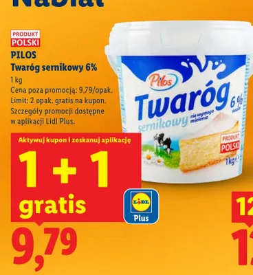 Twaróg sernikowy 6% promocja w Lidl
