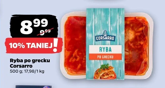 Ryba po grecku Corsarro promocja w Netto