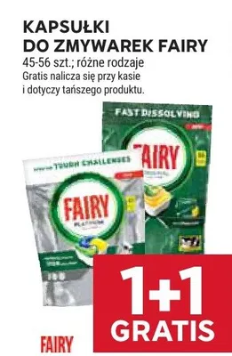 Kapsułki do zmywarek Fairy promocja w Stokrotka