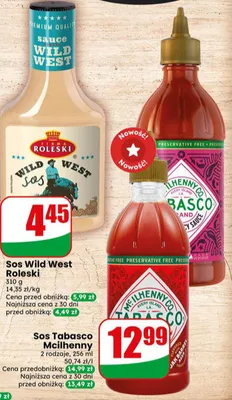 Sos Tabasco Mcilhenny promocja w Dino