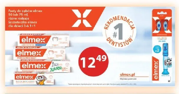 Szczoteczka elmex dla dzieci 1-1 promocja w Drogerie Laboo