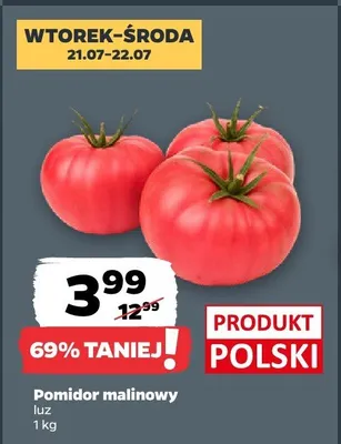 Pomidor malinowy promocja w Netto