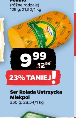 Ser rolada ustrzycka Mlekpol promocja w Netto