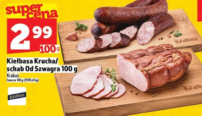 Kiełbasa Krucha promocja w TOPAZ