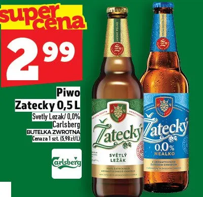 Piwo Żatecky 0.0% Ležák promocja w TOPAZ