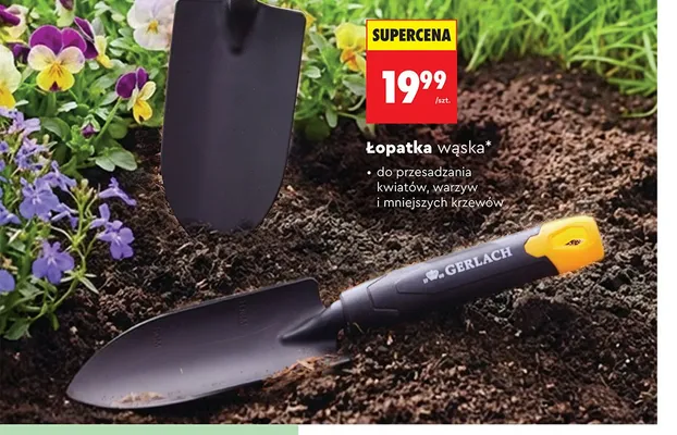 Łopatka wąska GERLACH promocja w Biedronka