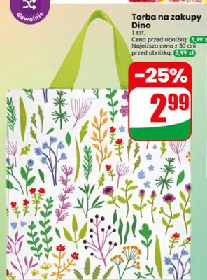 Torba na zakupy Dino promocja w Dino