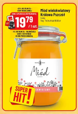 Miód wielokwiatowy Królowa Pszczół promocja w POLOmarket