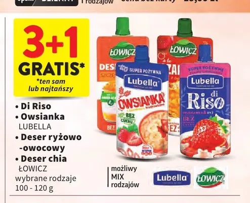 Deser chia Łowicz promocja w Intermarche