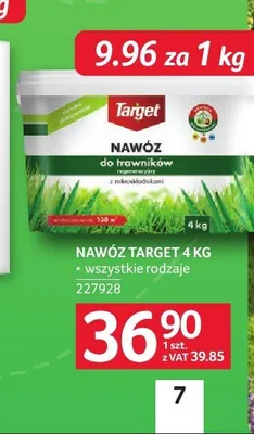 Nawóz do trawnika Target promocja w Selgros